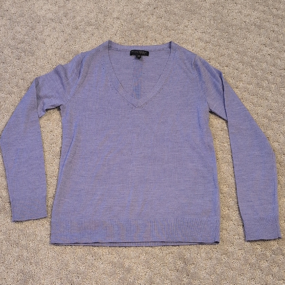 Banana Republic 100% Merino Wool Top
